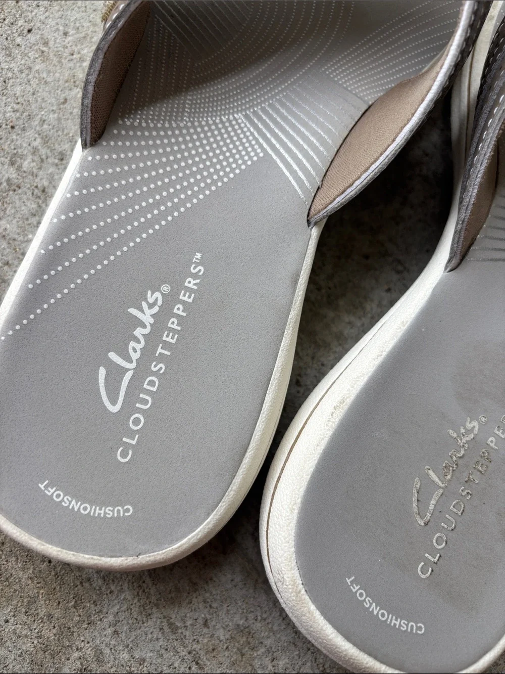 Clarks Greystone Brinkley Perforated Cloudsteppers Sandals